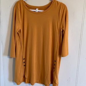 Mustard Yellow Blouse